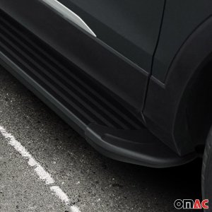 Mercedes GLK X204 Side Steps - Omac - OPA Aluminium (193) - Black - '08-'15 Mercedes GLK X204 Side Steps - Omac - OPA Aluminium (193) - Black - '08-'15